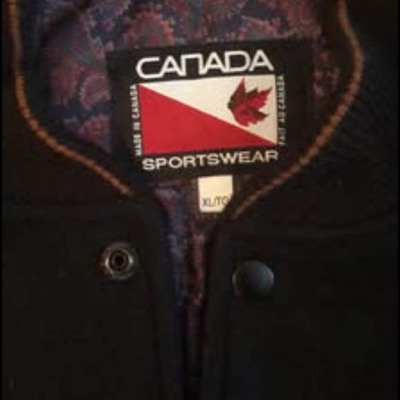 Classic Black and Tan Varsity Jacket - Picture 2 of 2